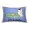 Cat on Dog Bed Outdoor Printed Pillow Design by LIR, 14 x 7 x 20